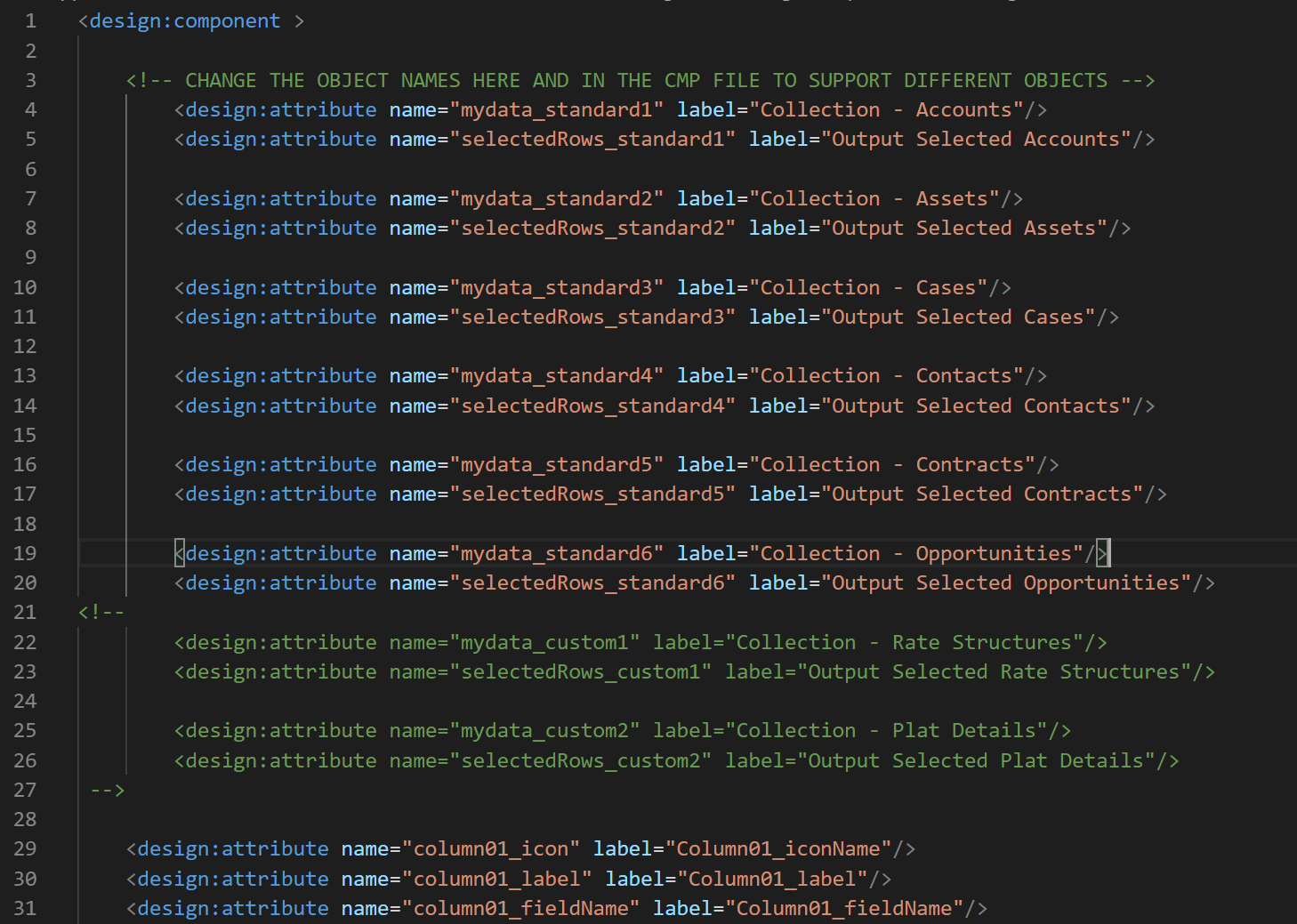 datatableFSC Documentation – UnofficialSF