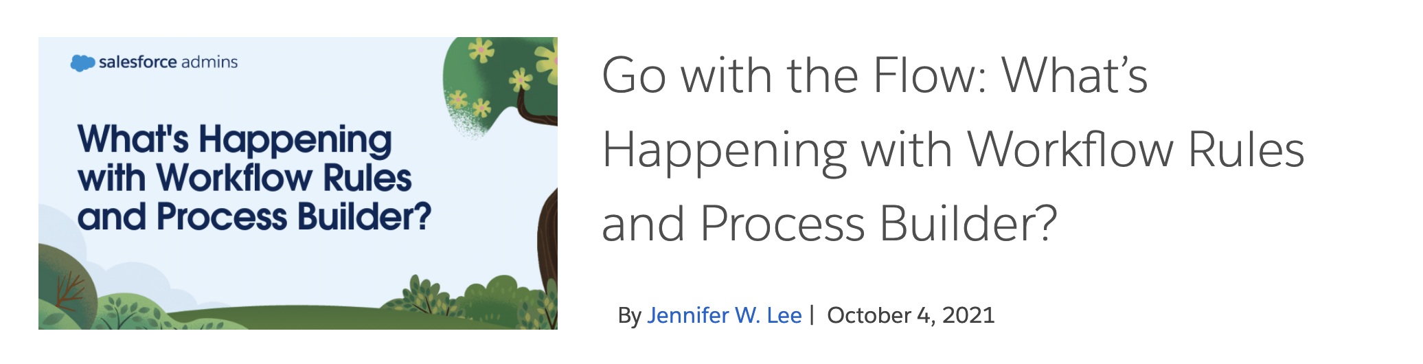 A Big Official Blog Post from Salesforce on Process Builder and ...