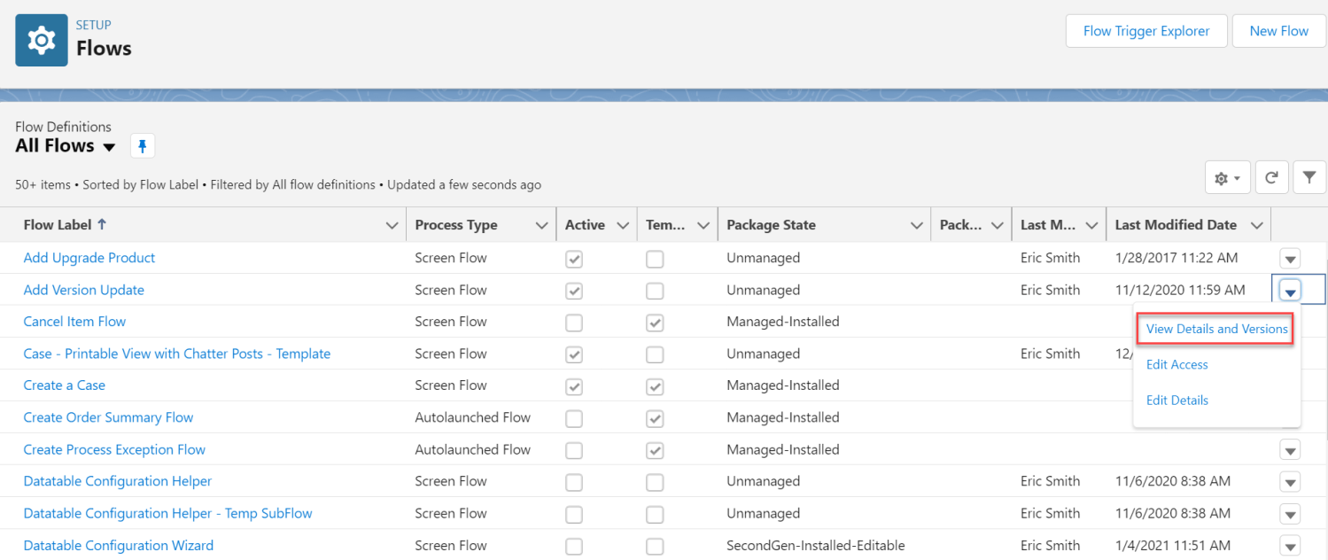 Are the Active Versions of my Flows the Most Recent Versions ...