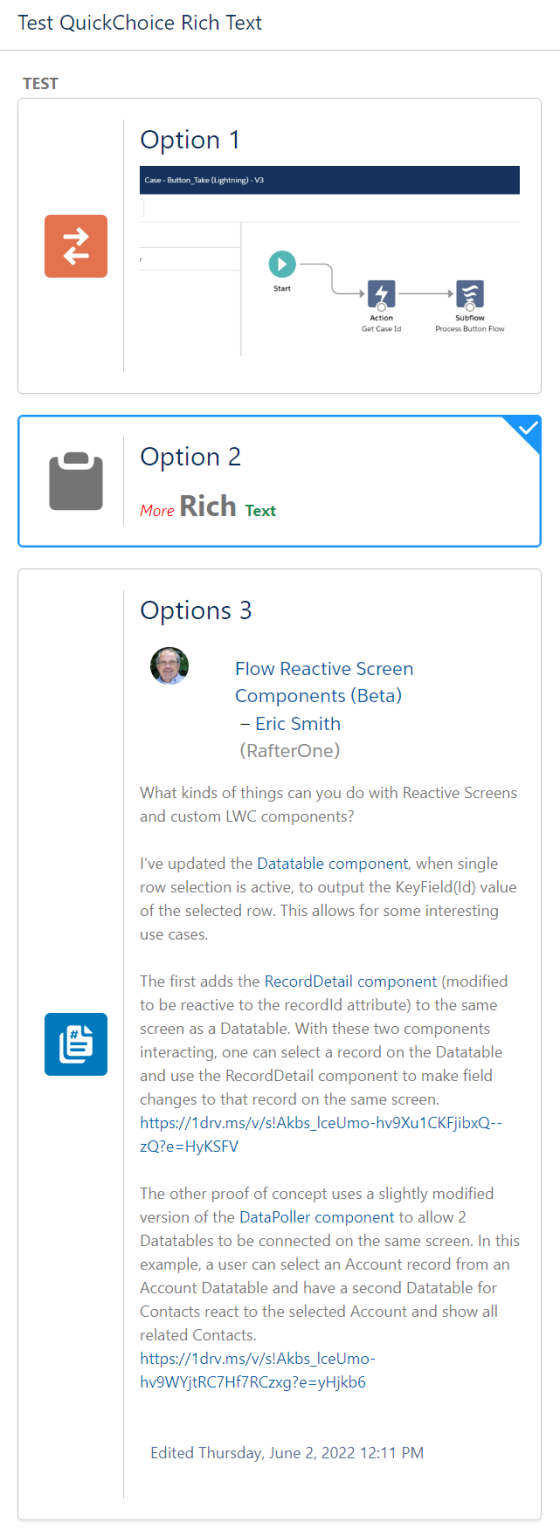 New Updates to QuickChoice – UnofficialSF